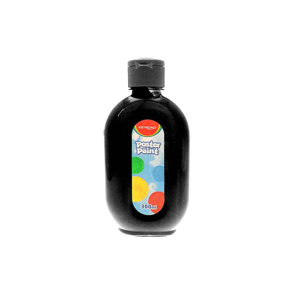 Temperas 300 ml negro keyroad