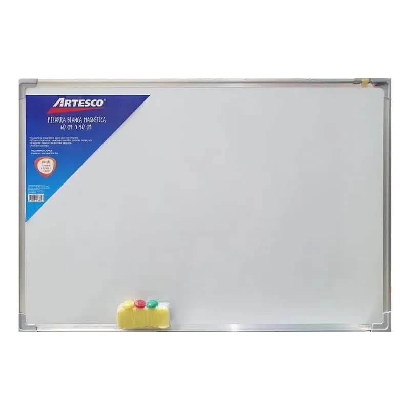 Pizarra blanca 45X60CM magnetica 17X23 pulgadas