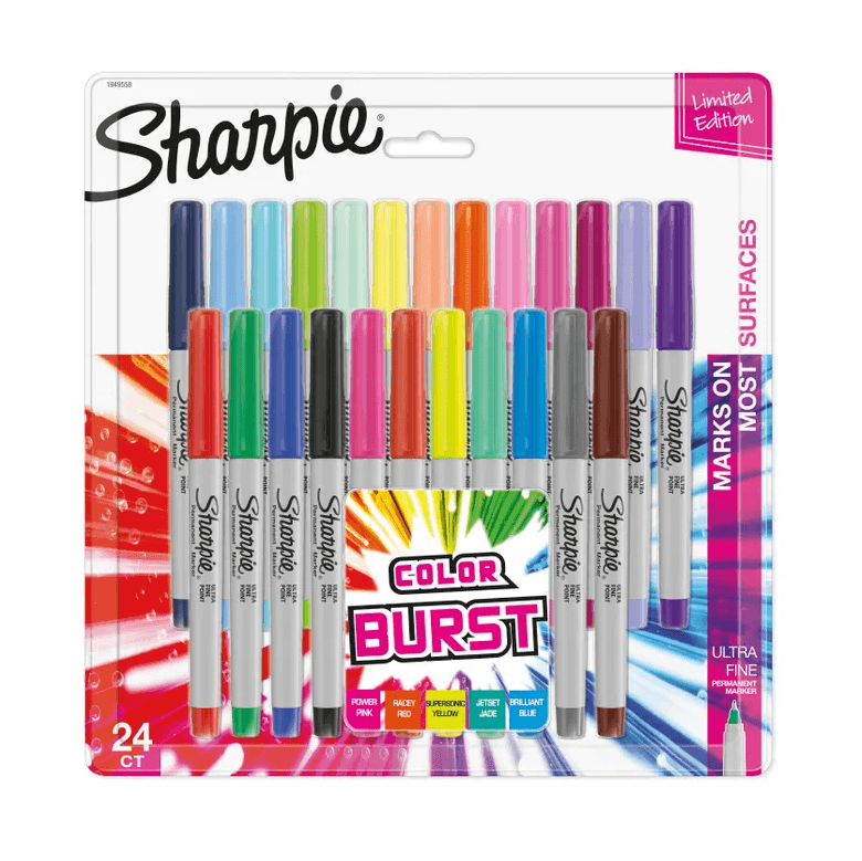 Juego de felpas sharpie ultra f. burst 24/1