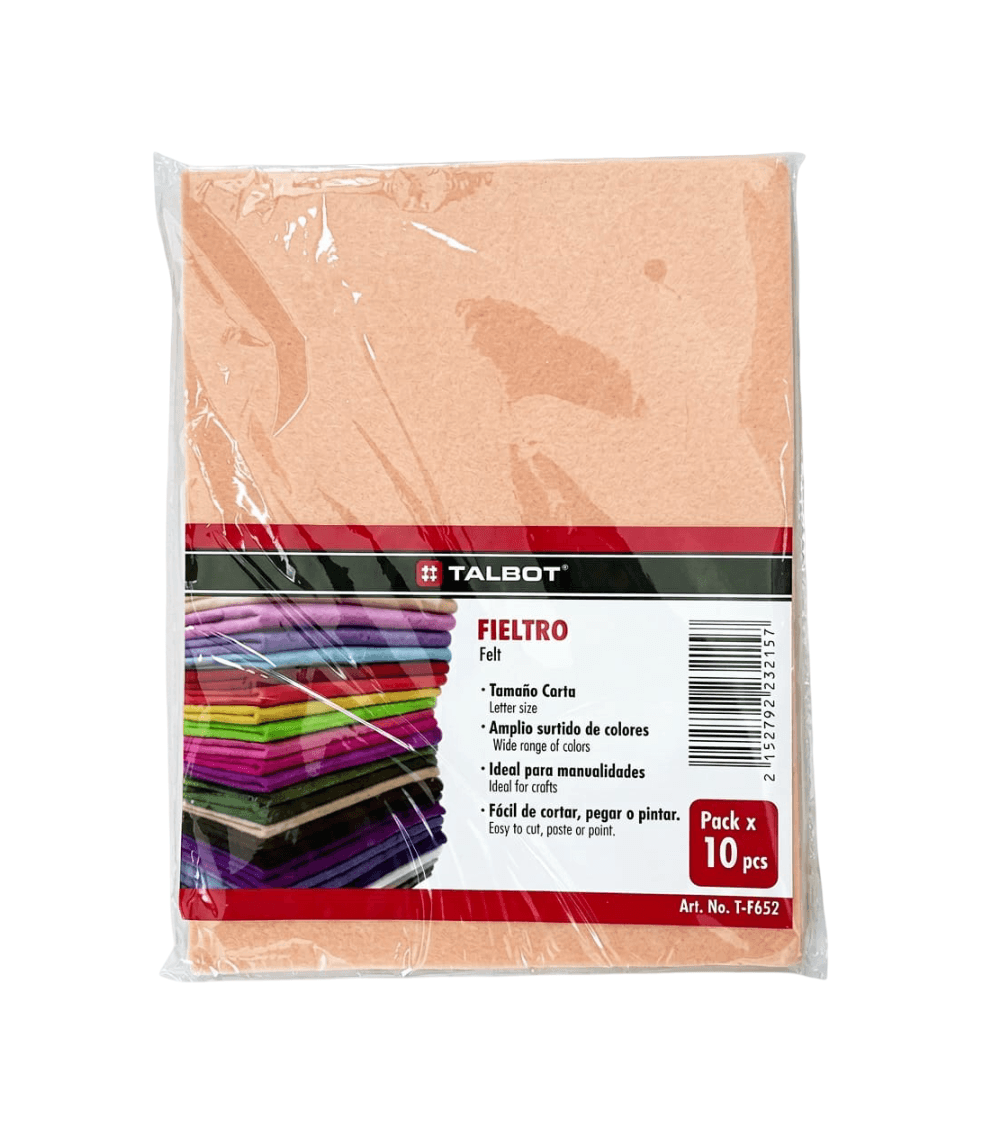 Fieltro, piel claro 10/1 talbot