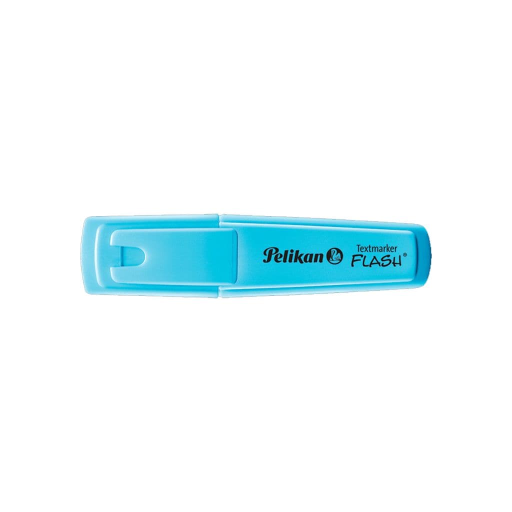Resaltador textmarker flash azul claro fluo