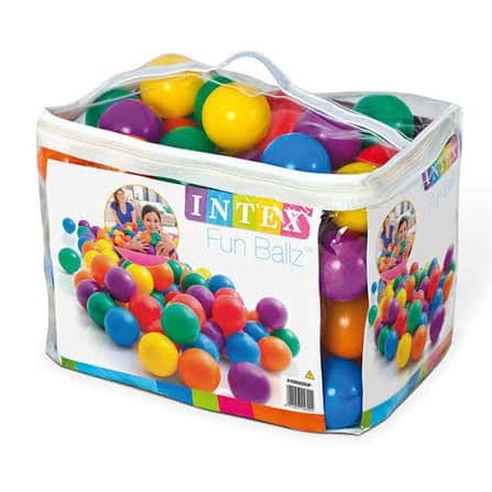 Pelotas de colores intex