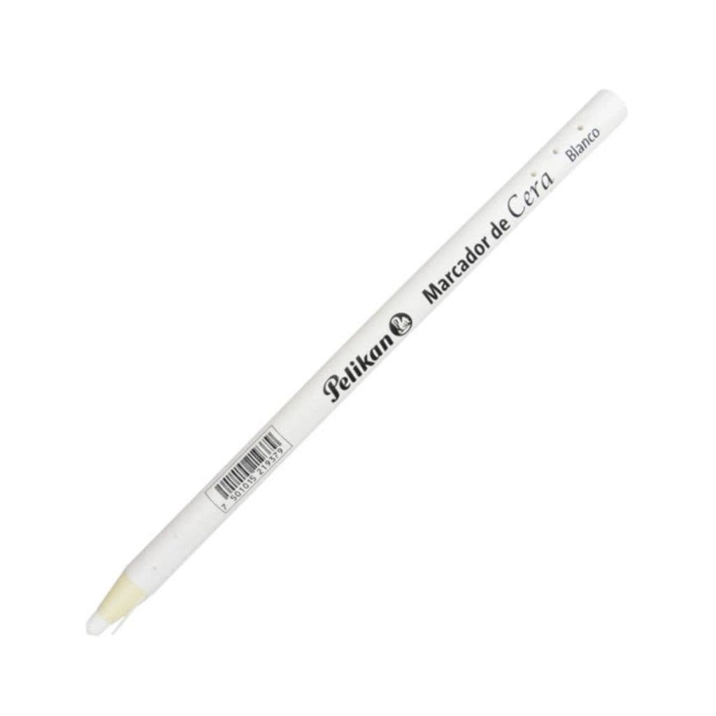 Lapices china marker de cera pel. blanco