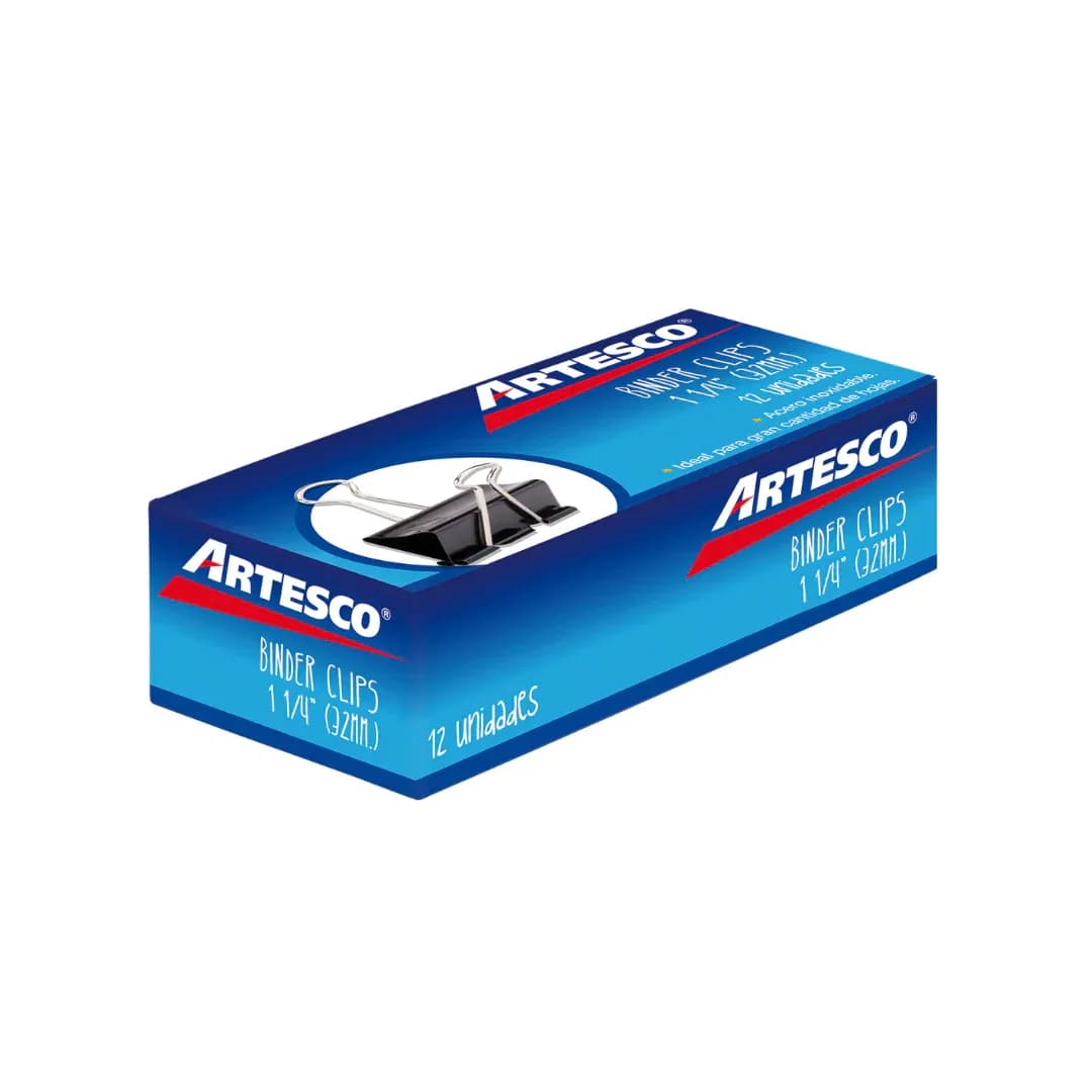 Binder clips 1-1/4 (32MM) artesco