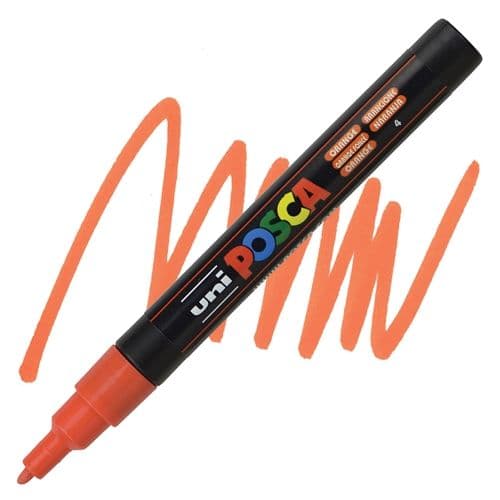 Marcadores posca pta. fina naranja