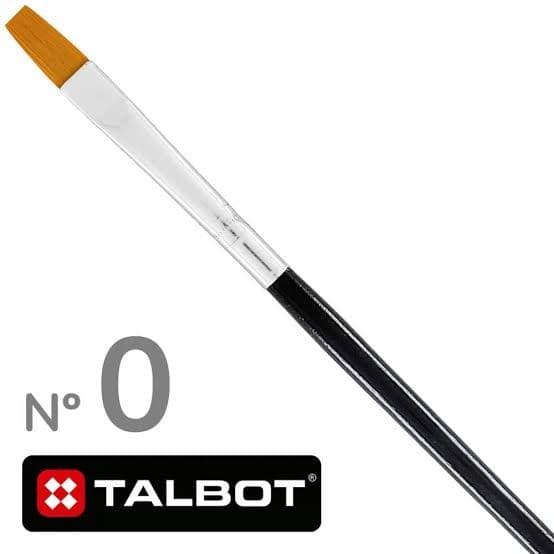 Pincel nylon pla. #0 talbot