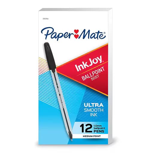 Boligrafos inkjoy 300 rt 12/1 negro