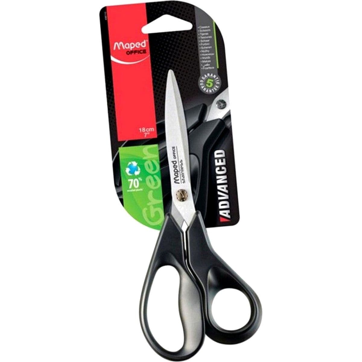 Tijeras advanced green 7'' maped