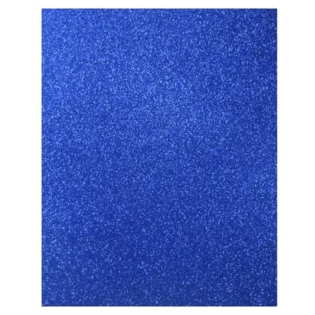 Foamy artesco glitter eva (8.5X11) azul marino