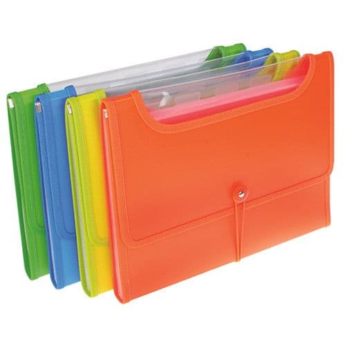 Folders plastico t/ acordeon tamaño carta 12DIV