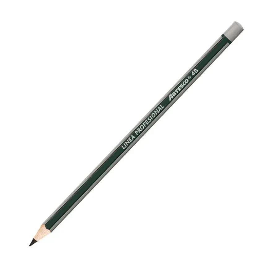 Lapices de dibujo grafito profesional 4B artesco