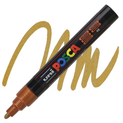 Marcadores posca pta. med. t/bala bronce
