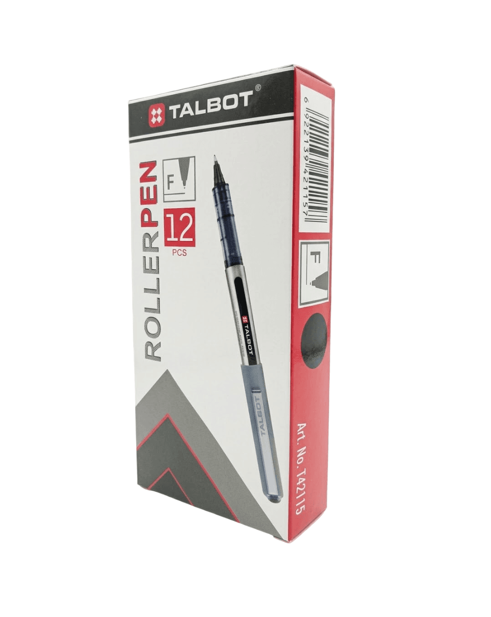 Rollerball negro punta fina 12/1 talbot