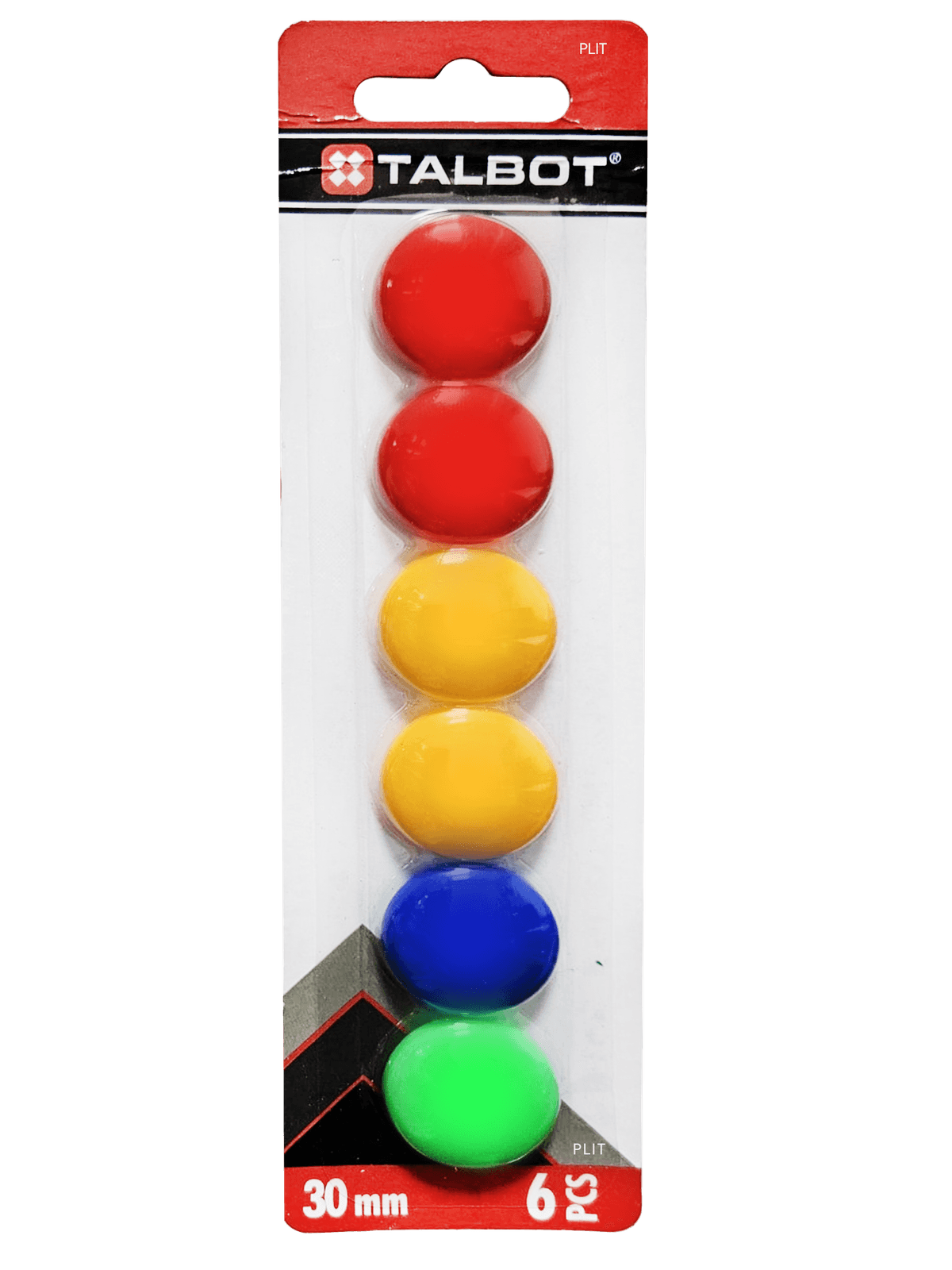 Botones magnéticos para pizarra 30MM 6PCS talbot