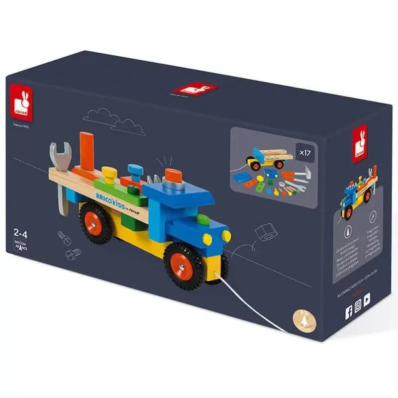 Juego didactico janod camion bricolage