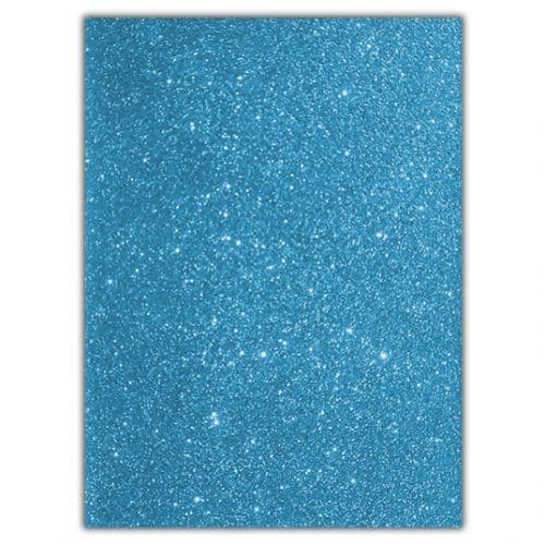 Foamy artesco glitter eva (8.5X11) azul
