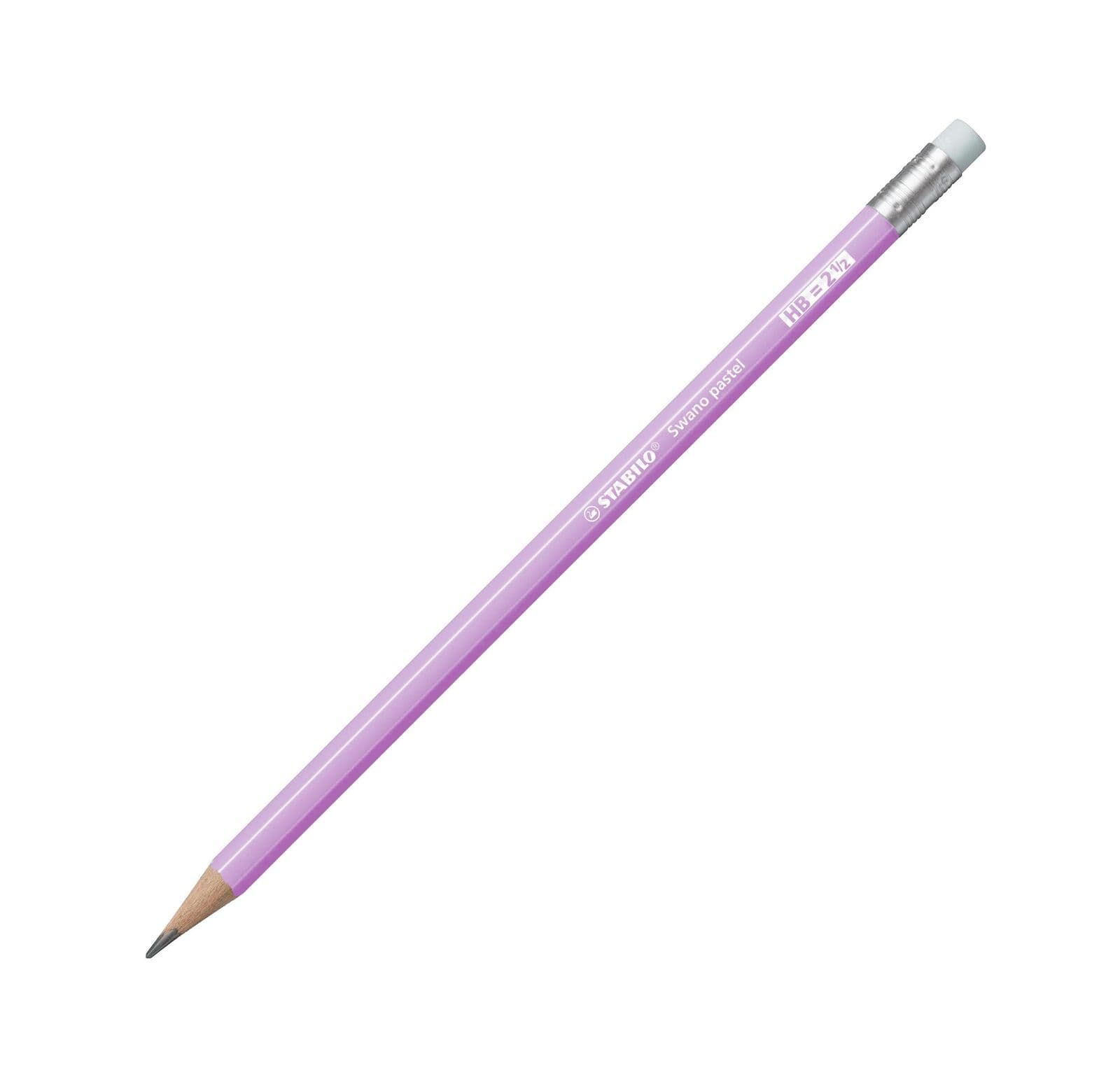 Lapiz pastel swano lila stabilo