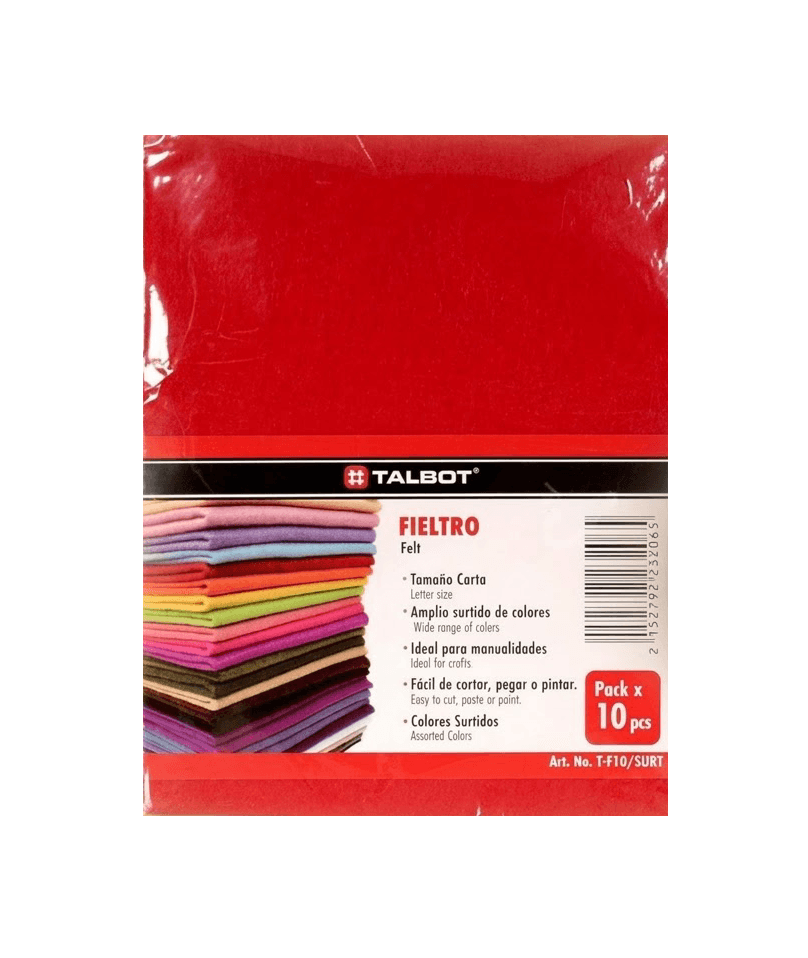Fieltro, rojo vino 10/1 talbot