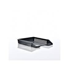 Bandejas plastica p/escritorio negro