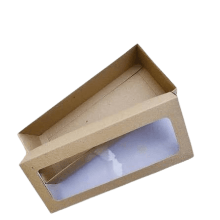 #12 caja carton 13X4 3/4X1 1/2 con ventana