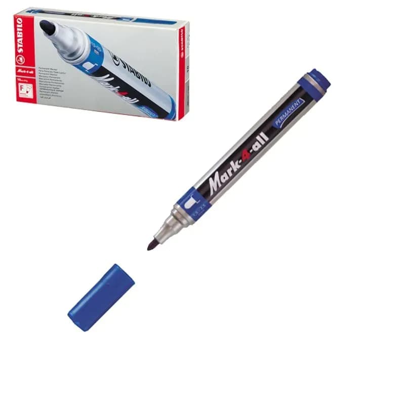Marcador permanente MARK-4 all azul 10/1 stabilo