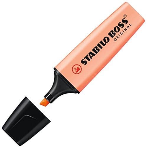 Resaltador stabilo boss crema stabilo