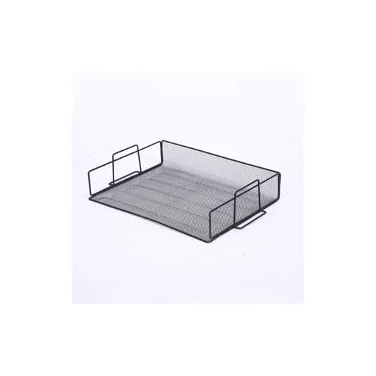 Bandeja de metal negro