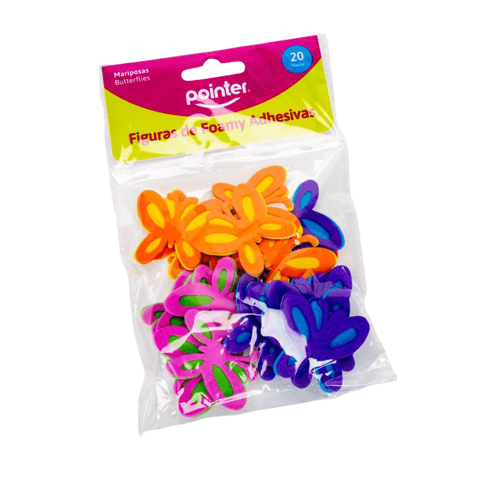 Foamy mini mariposas surt. pointer