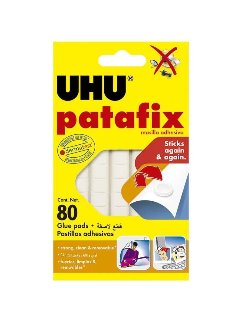 Pataflix blanco removible 80PADS uhu