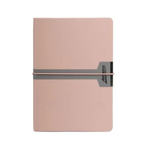 Cuaderno p/notas pastel nude c/ boligrafos GL32 rdo