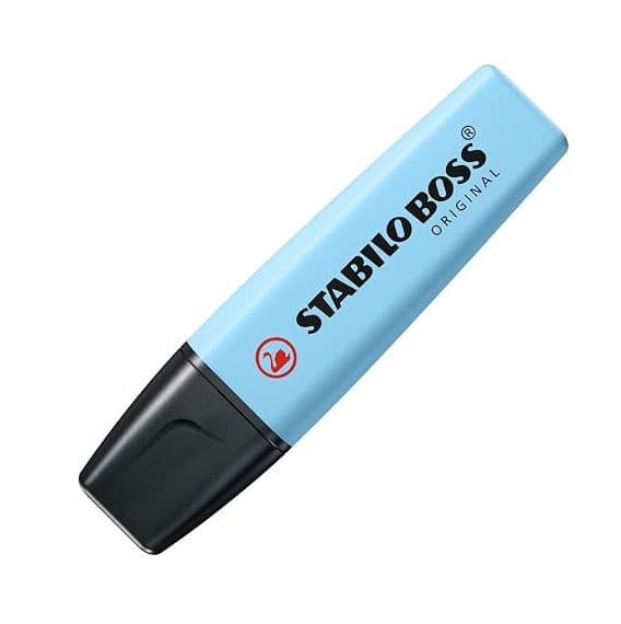 Resaltador stabilo boss azul ventoso stabilo
