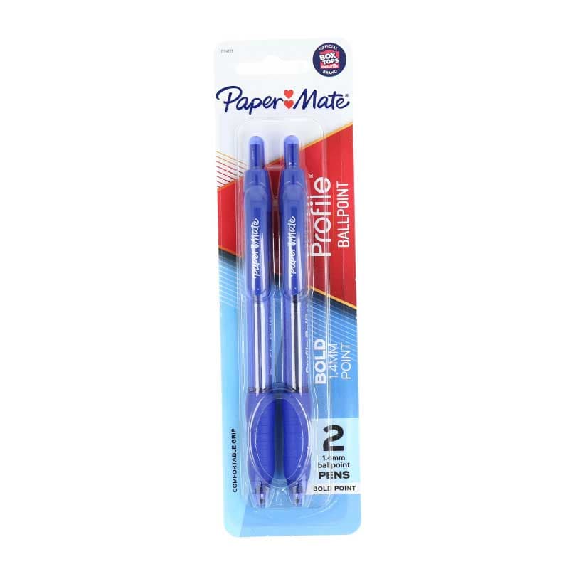 Boligrafos profile 1.4MM 2/1 azul click