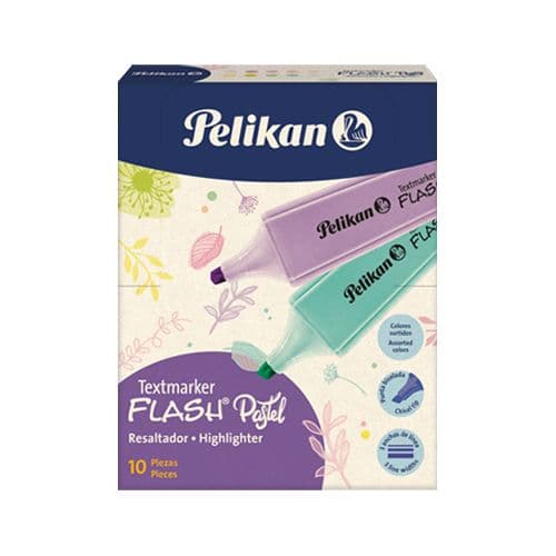Resaltador textmaker flash pastel 10/1 surtidos pelikan