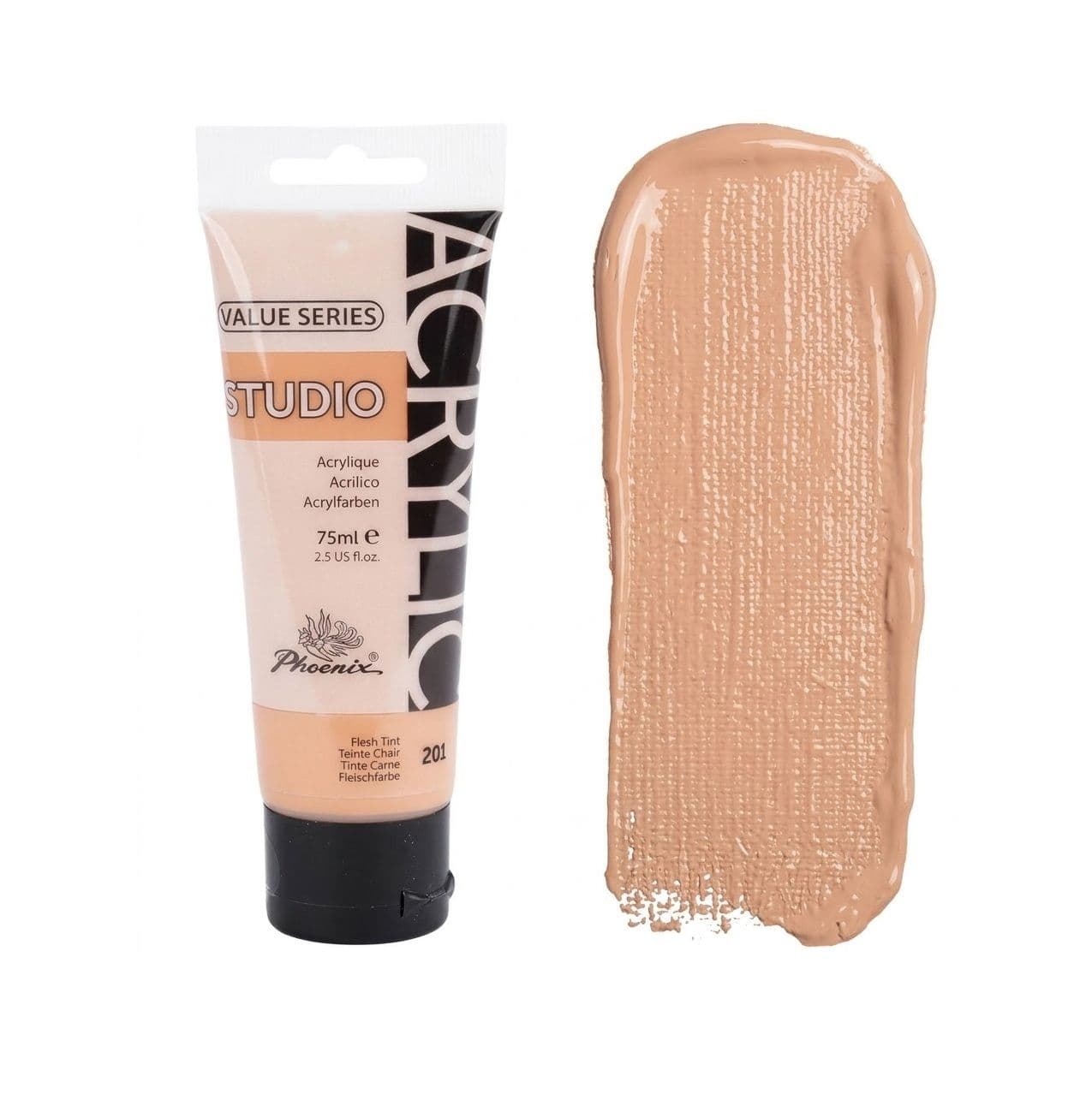Acrilica studio ( 75 ml ) carne tint 201
