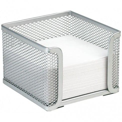 Mesh: porta papeles plateado talbot
