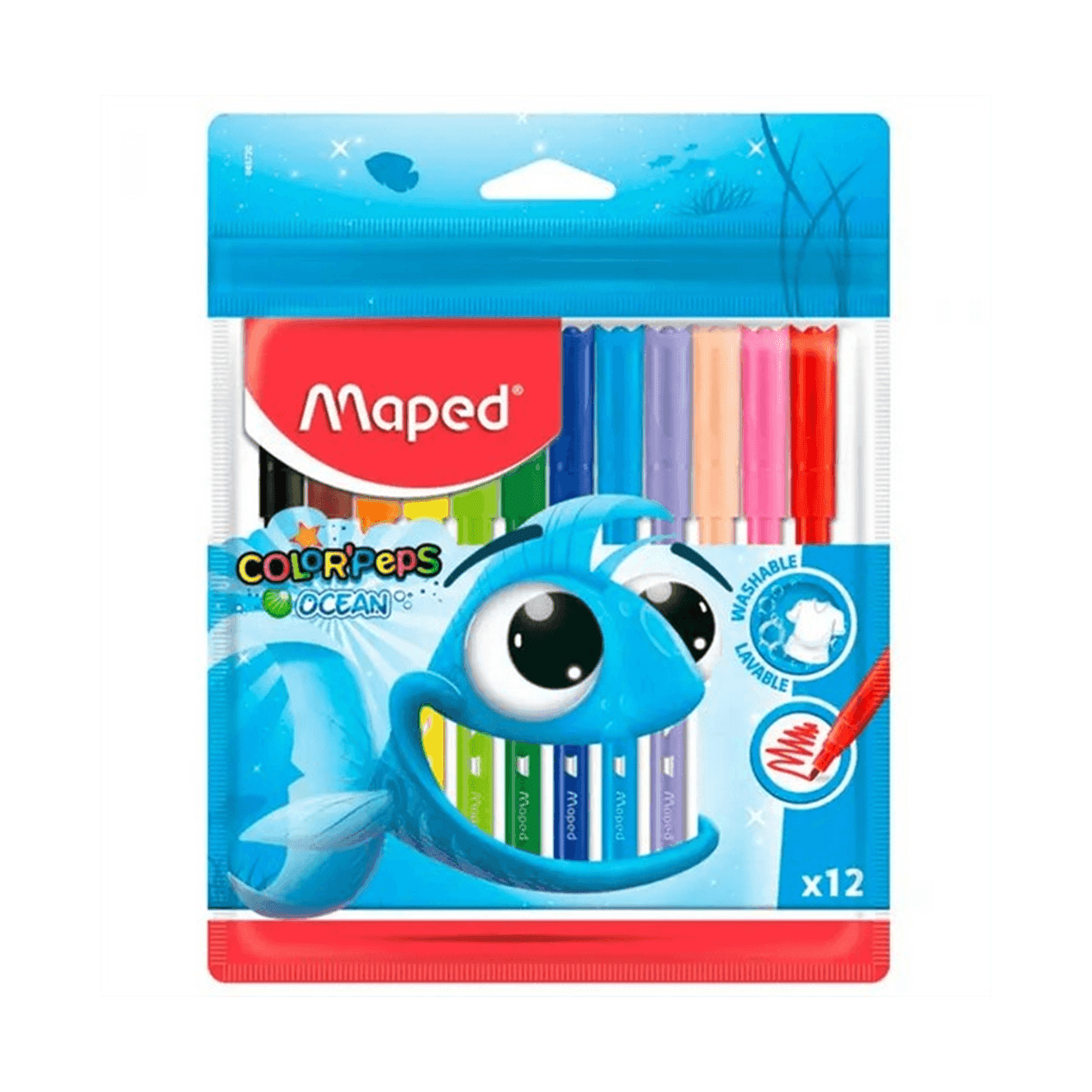 Juego de marcadores color peps ocean 12/1
