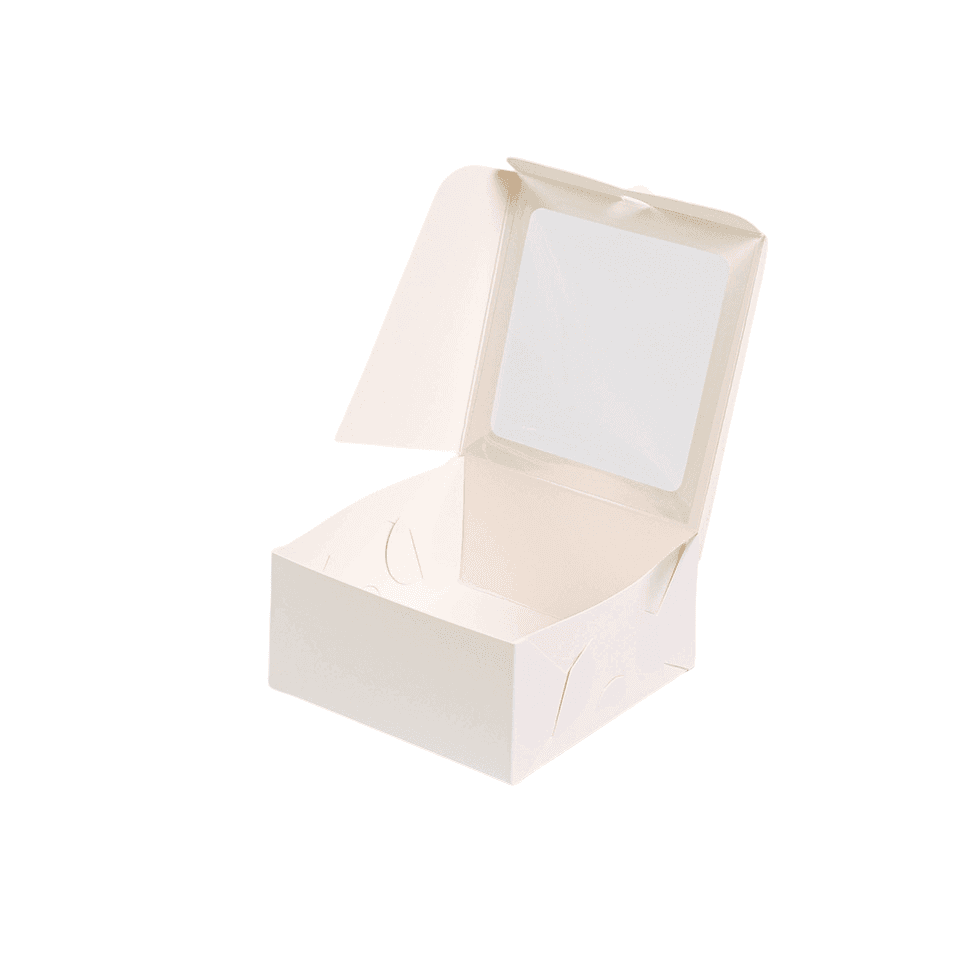 Caja carton 10X10X4 con ventana