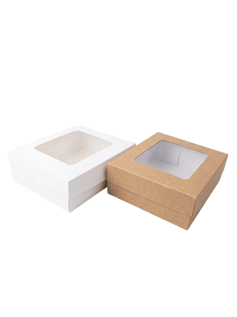 #11 caja carton 7X6X2 1/2 con ventana