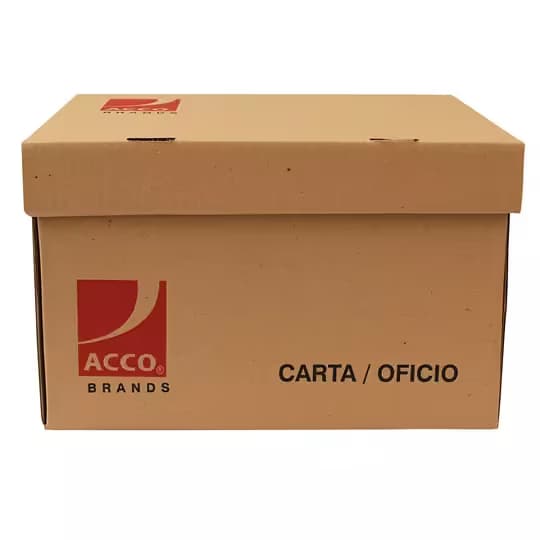Caja de carton p/archivo carta u oficio