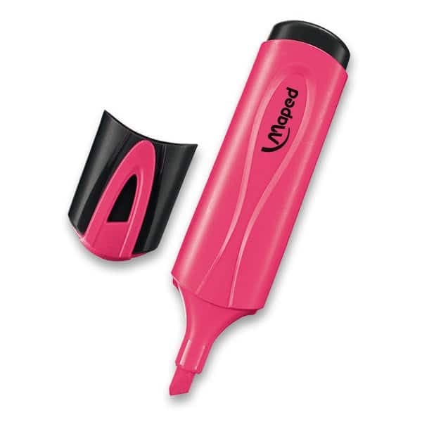 Resaltador fluo peps rosado