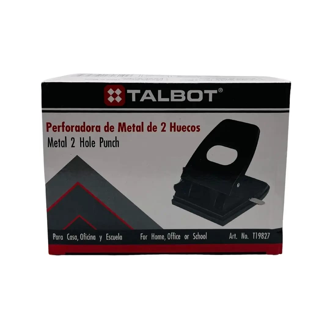 Perforadora, 2 hoyos, ajust. 7-8CM talbot