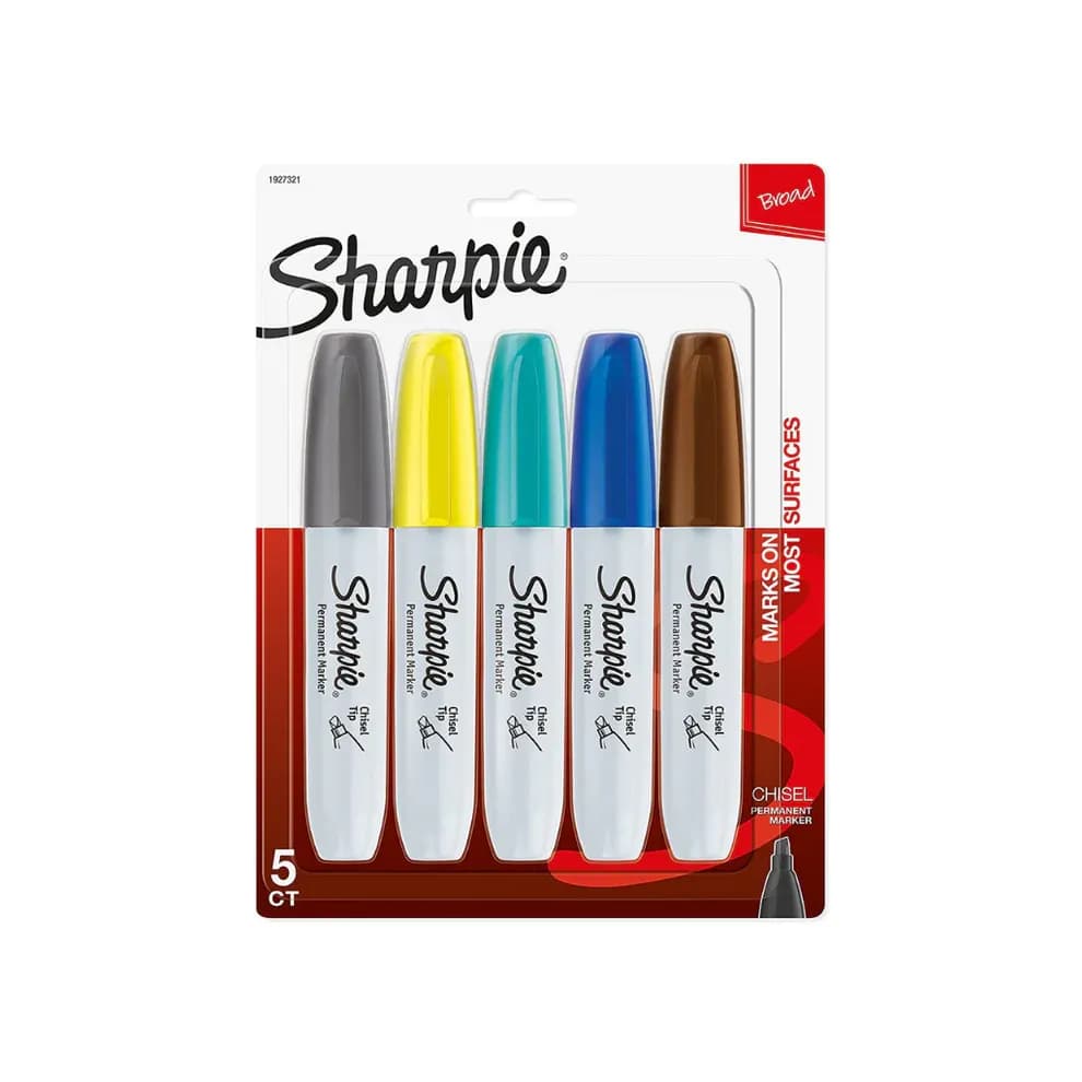 Juego de felpas sharpie chisel 5/1 fashion