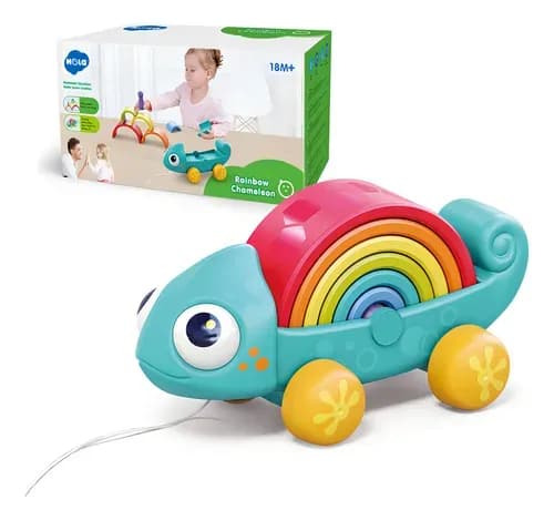 Camaleon arcoiris apilable hola