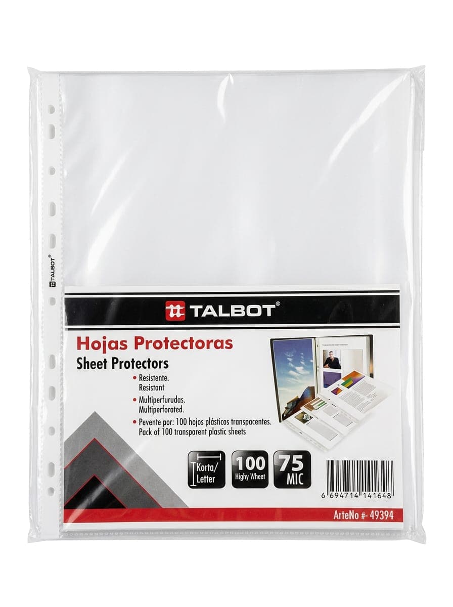 Hojas protector 0.75MIC 100/1 talbot