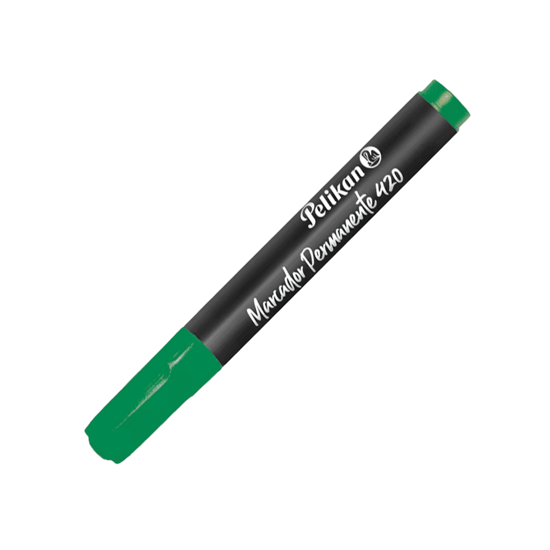Marcador permanente 420 verde
