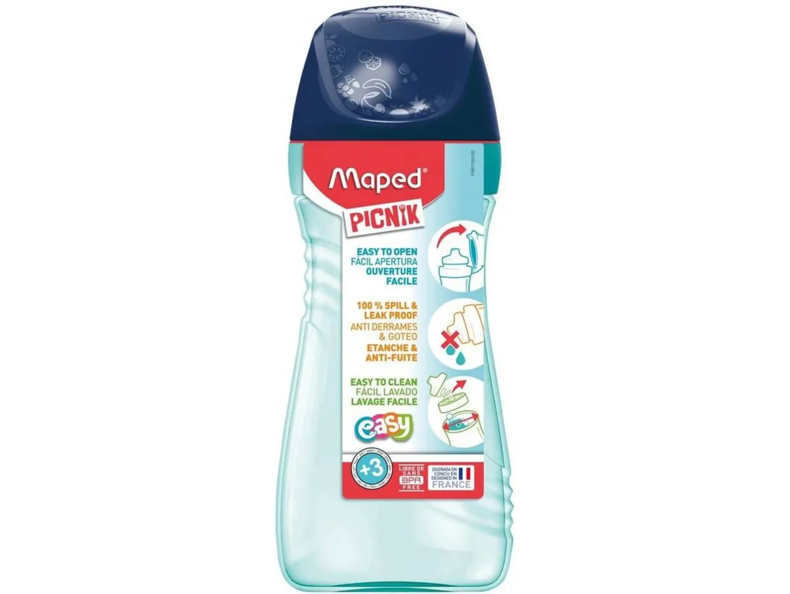 Termos plasticos p/liquidos 14.5OZ blue-green
