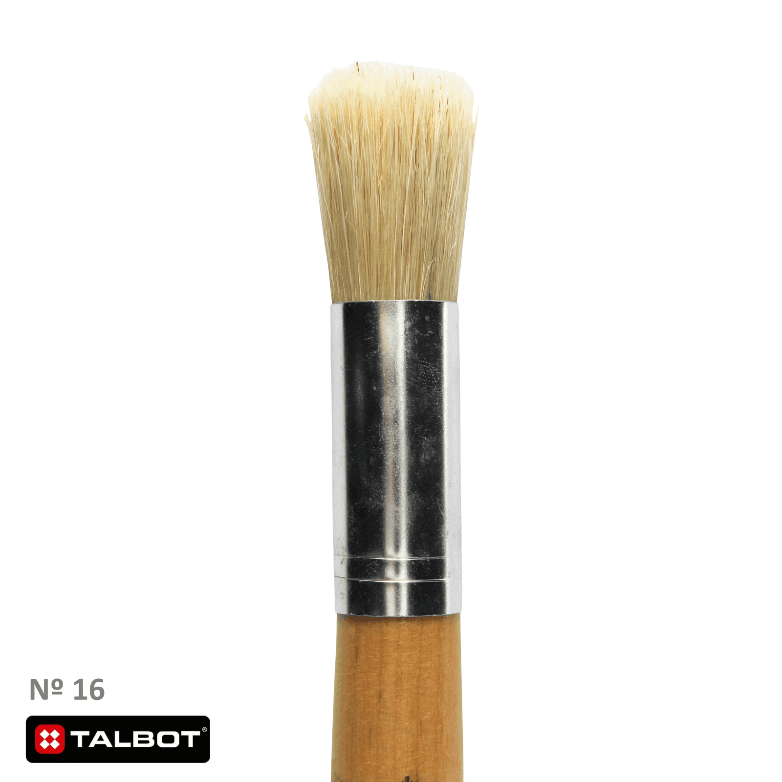 Pincel redondo d/madera #16 talbot