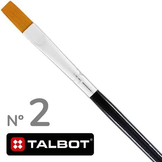 Pincel nylon pla. #2 talbot