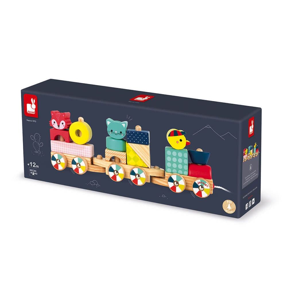 Juego didactico janod tren baby forest