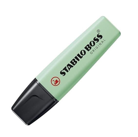 Resaltador stabilo boss menta pastel stabilo